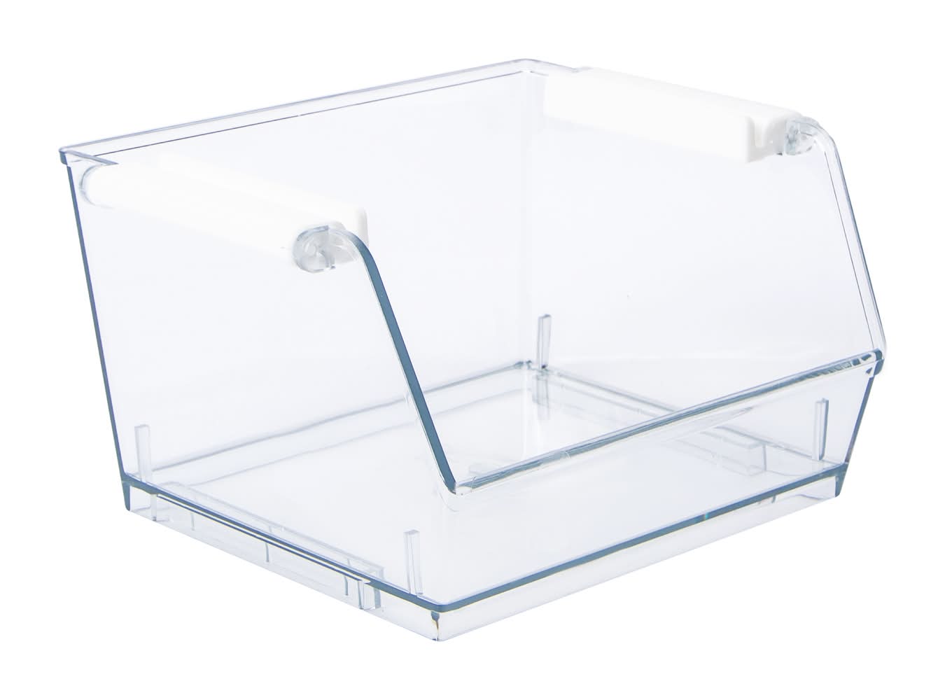 Stackable Plastic Storage Bin Clear