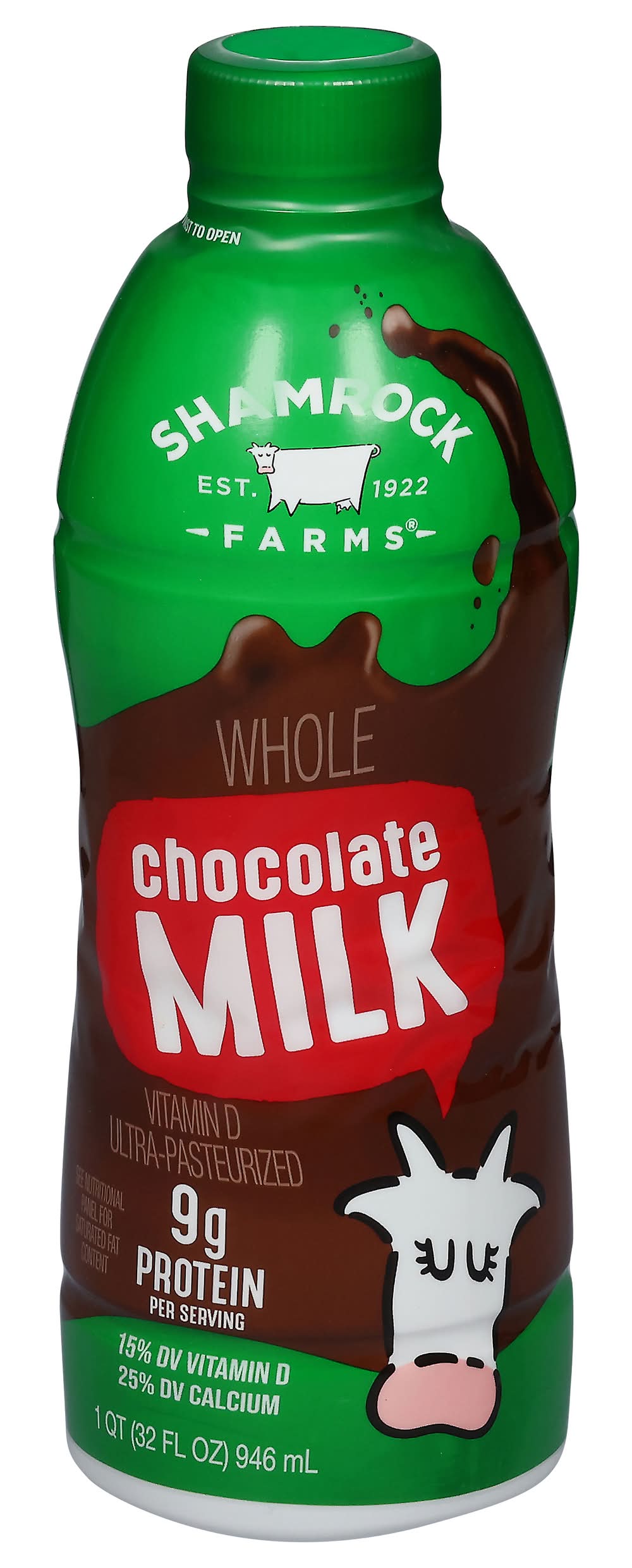 Shamrock Farms Vitamin D Whole Milk, Chocolate (2.09 lbs)