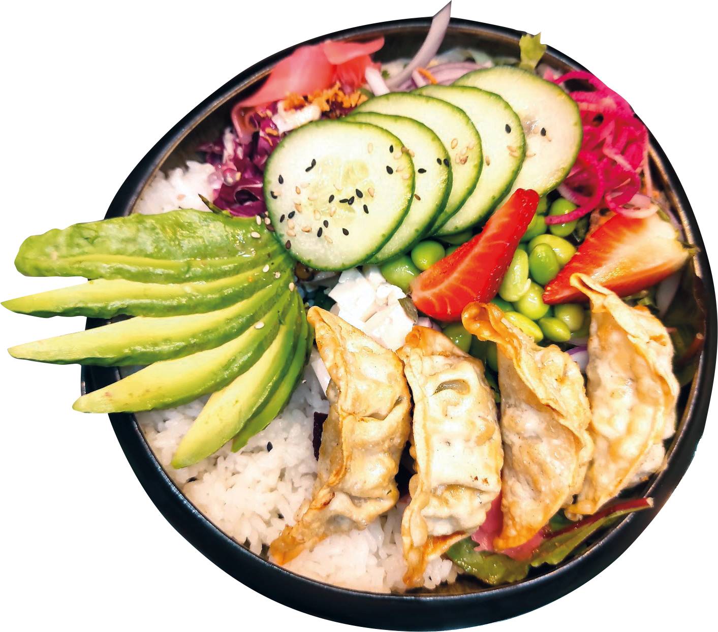 Poké bowl ravioli🍜