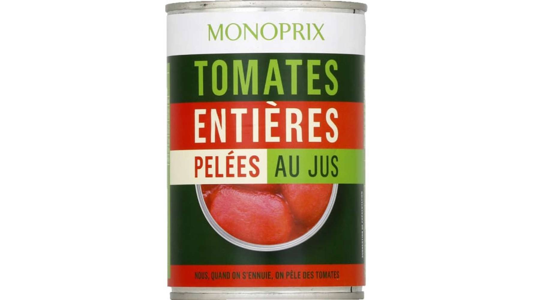 Monoprix - Tomates entières pelées au jus (238g)