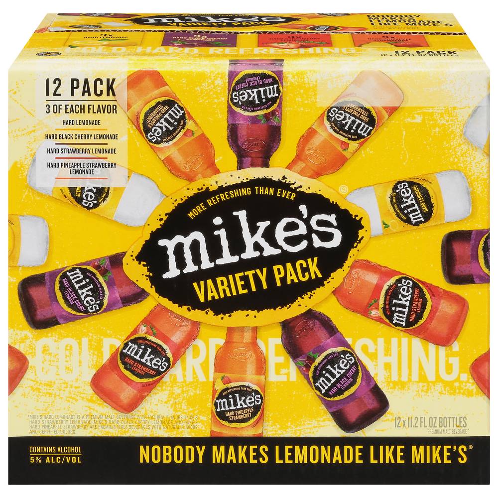 Mike's Premium Hard Lemonade (12 ct, 11.2 fl oz) (assorted)