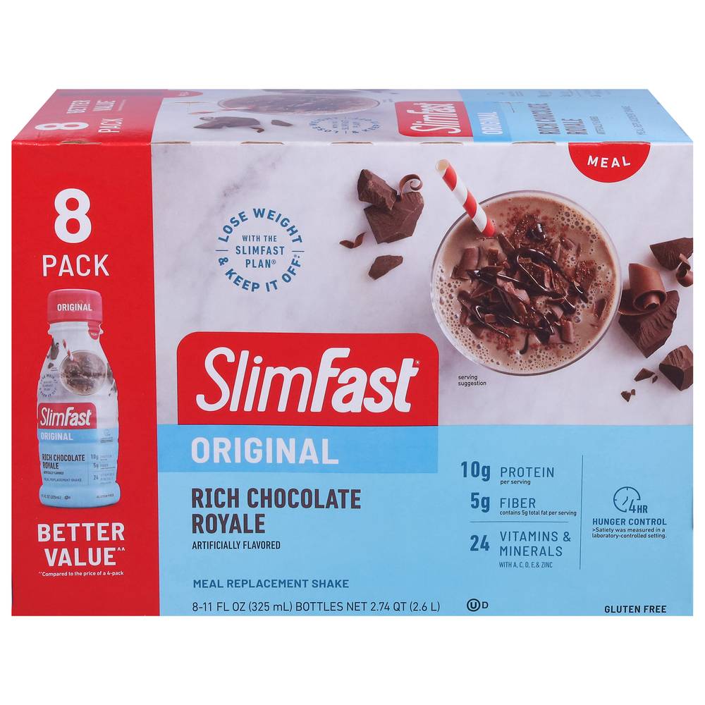 Slimfast Rich Chocolate Royal Shake (8 ct)