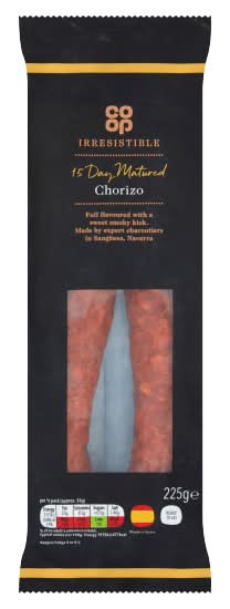Co-op Irresistible Chorizo Sausages (225g)