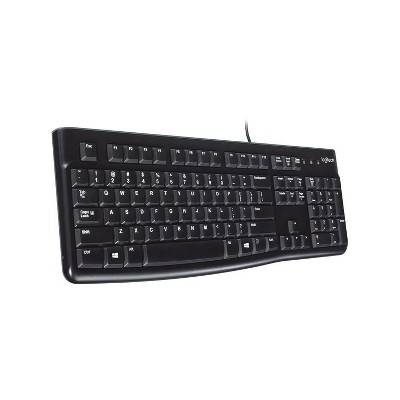 Logitech K120 Wired Keyboard For Windows Usb Plug-And-Play Full-Size Spill-Resistant