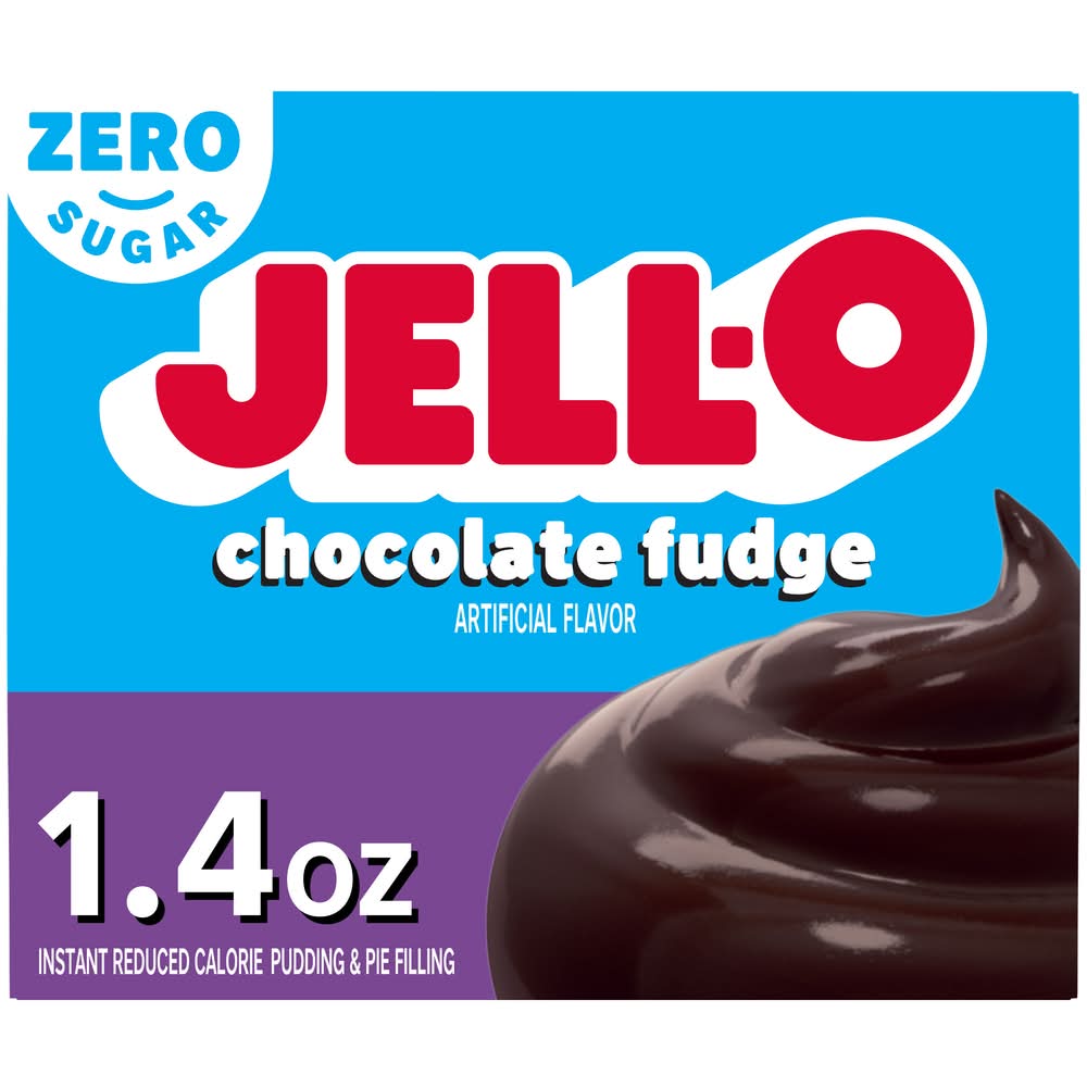 Jell-O Sugar & Fat Free Chocolate Fudge Pudding & Pie Filling Mix (1.4 oz)