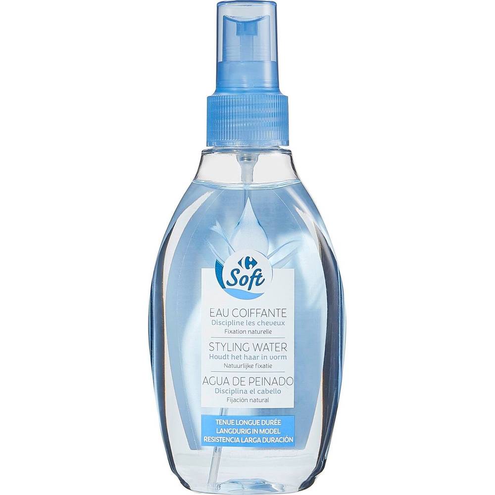 Carrefour Soft - Eau coiffant les cheveux fixation naturelle (150 ml)