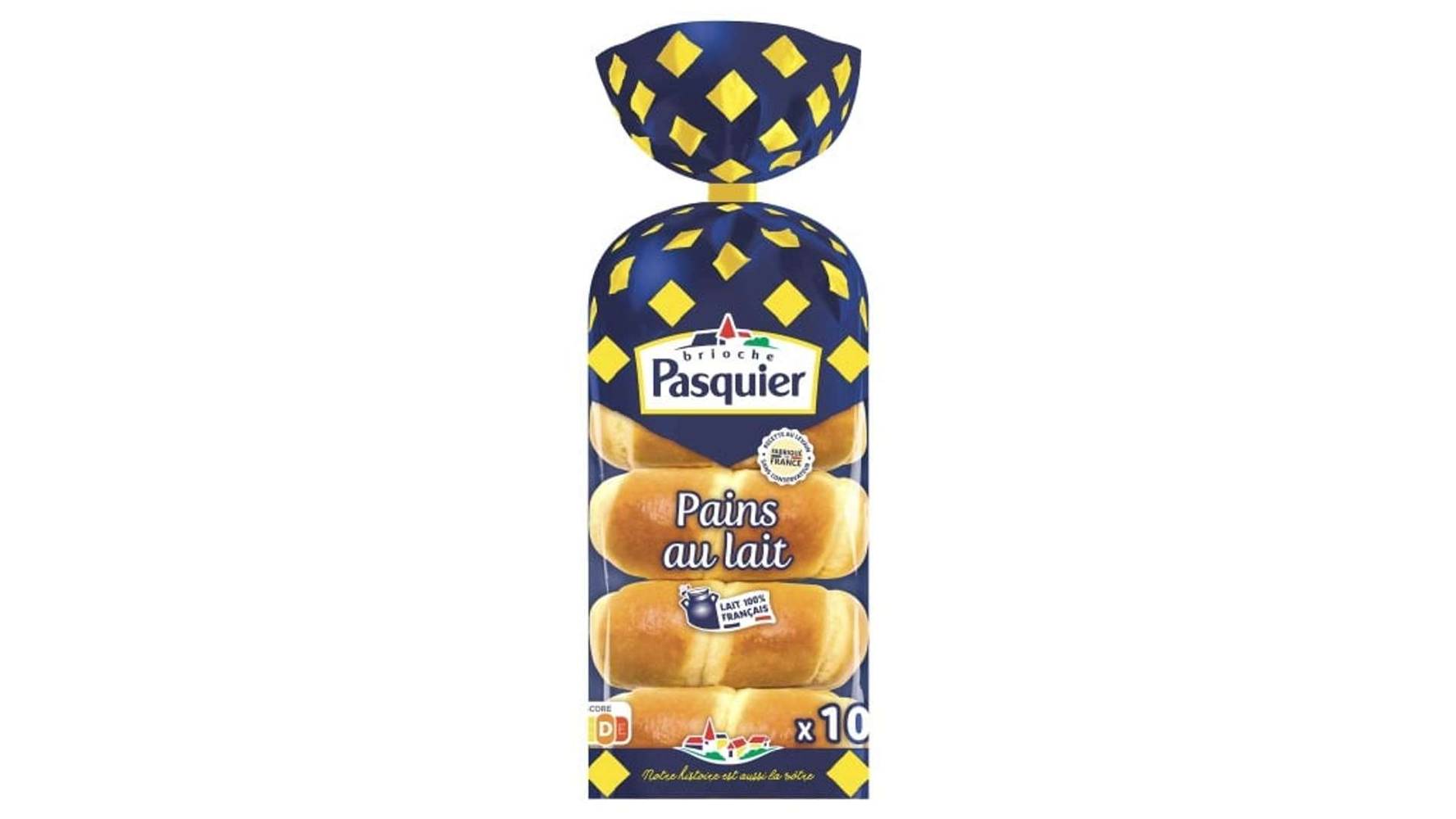 Brioche Pasquier - Pains au lait (10 pièces)