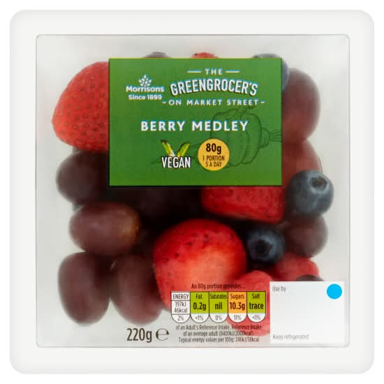 Morrisons The Greengrocer's on Market Street Berry Medley (220g)