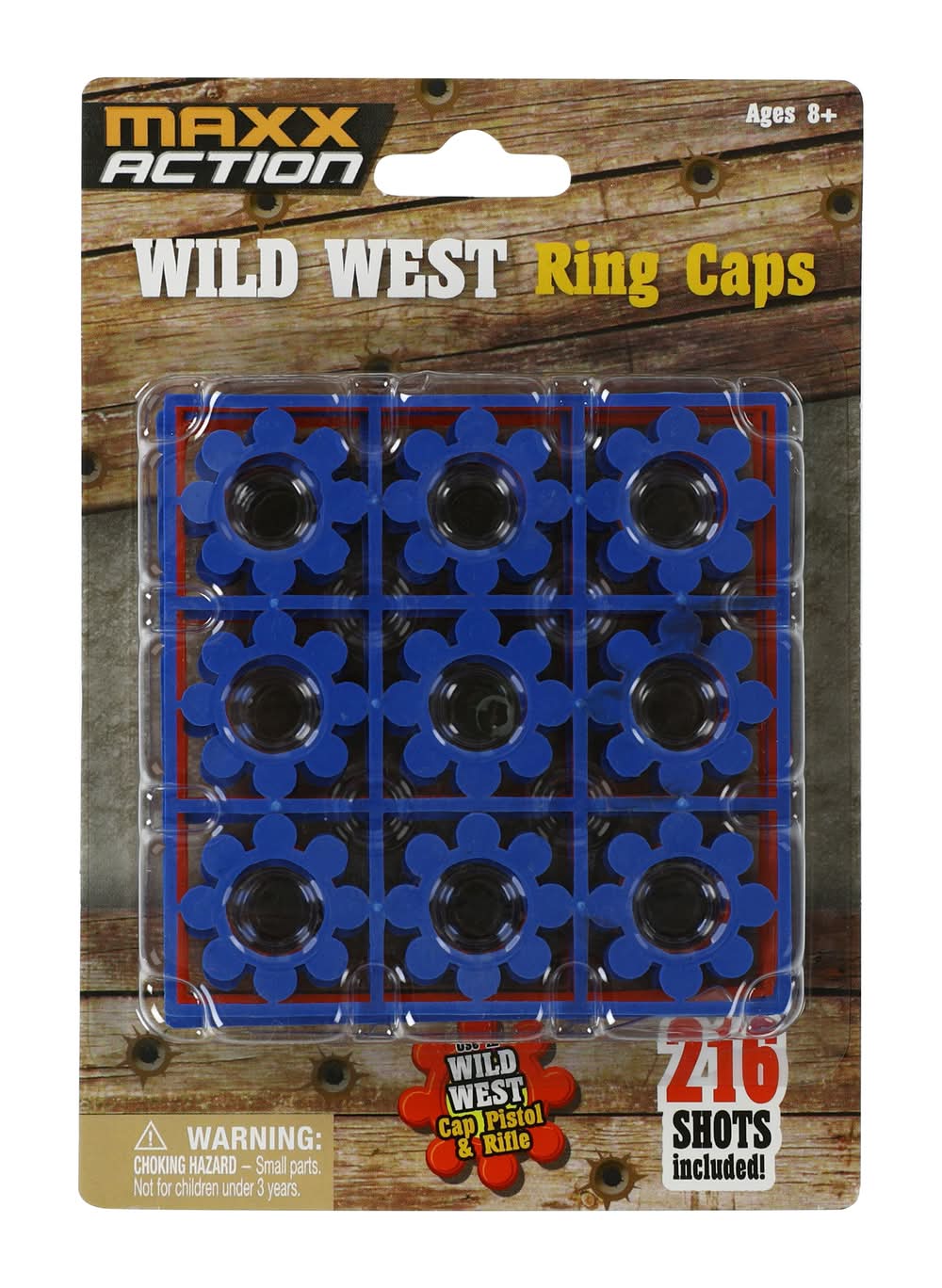 Maxx Action Wild West Ring Caps