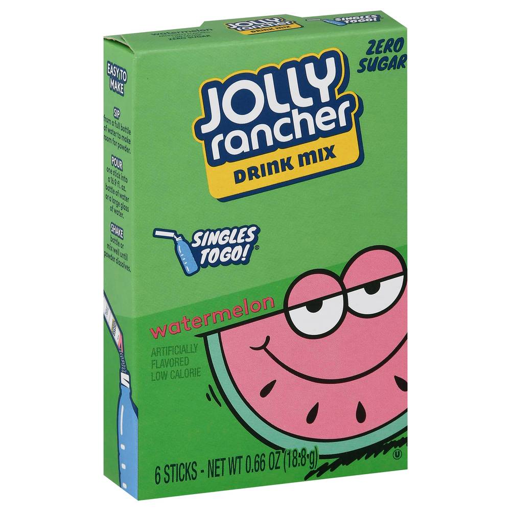 Jolly Rancher Sugar-Free Drink Mix, Watermelon (0.7 oz)