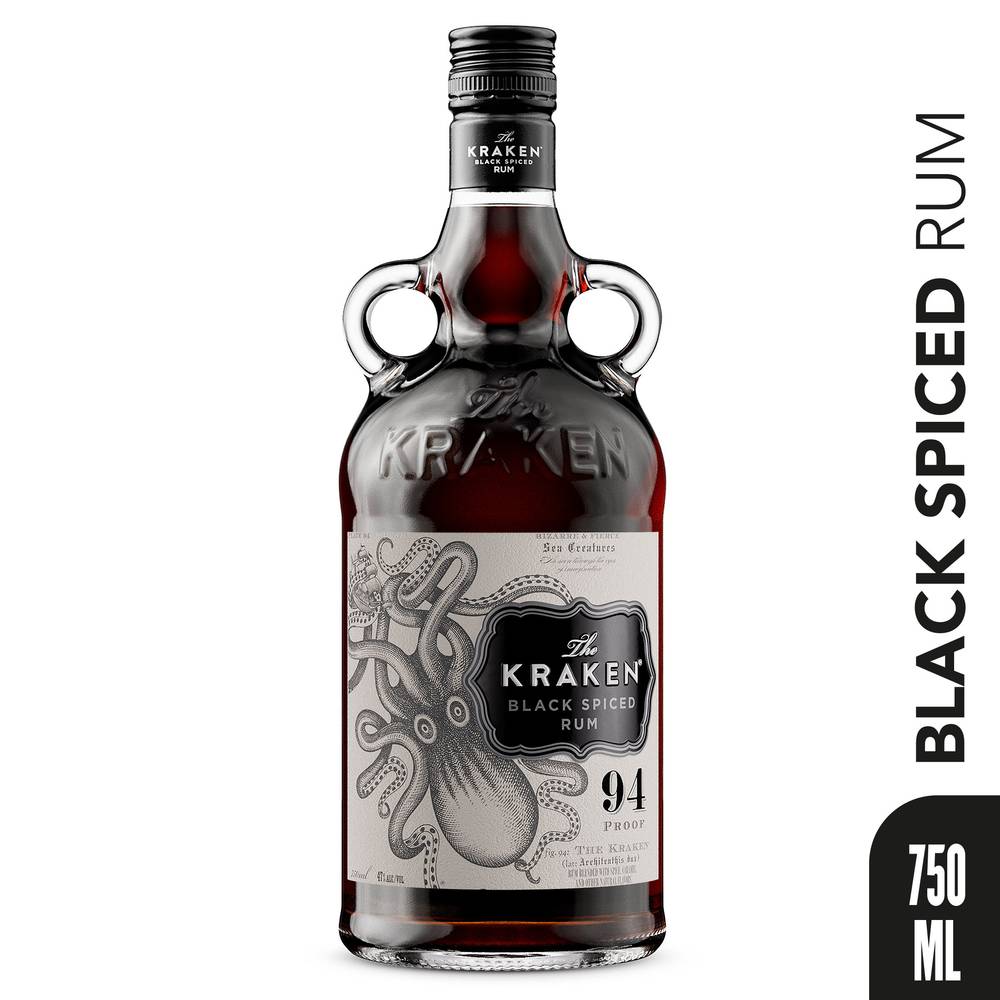 The Kraken Black Spiced Rum (750 ml)