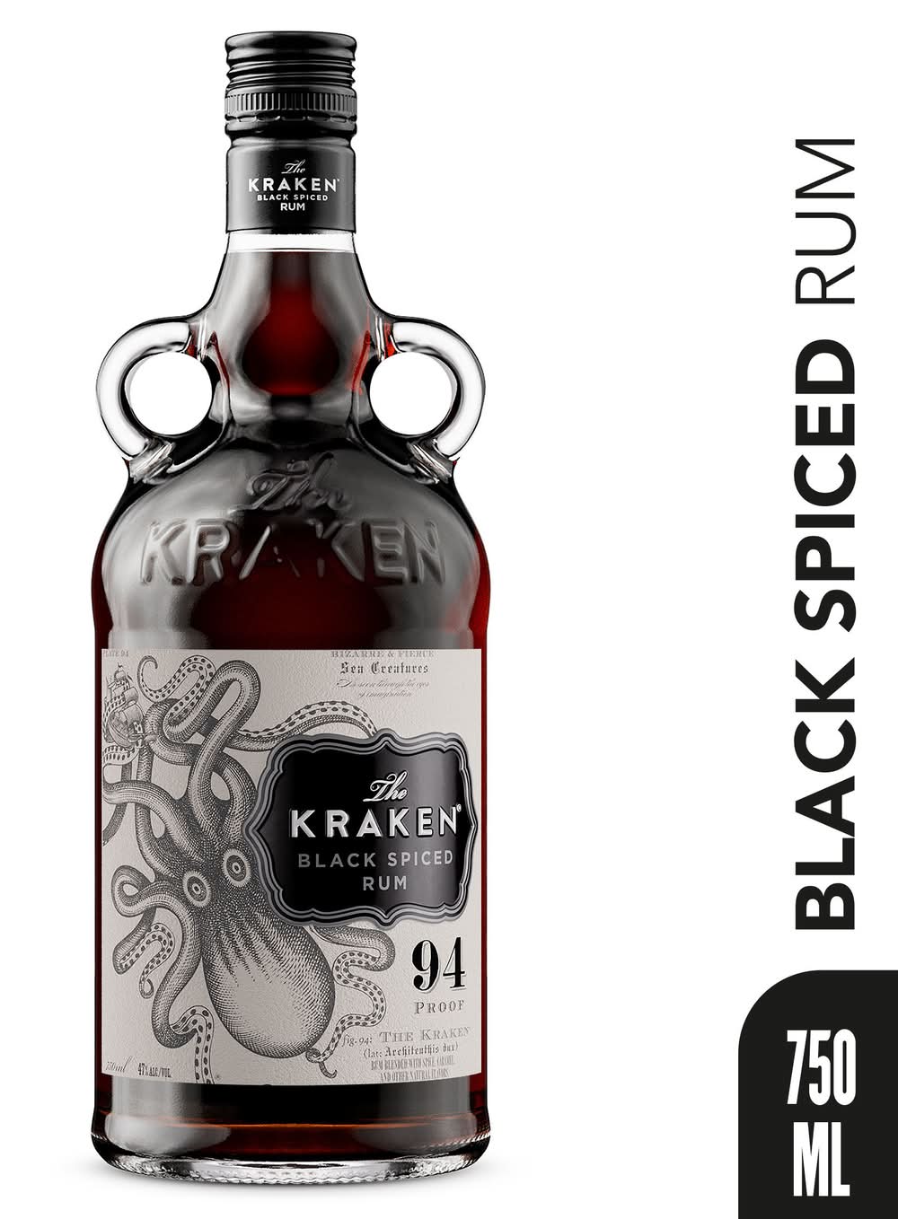 The Kraken Black Spiced Rum (750 ml)