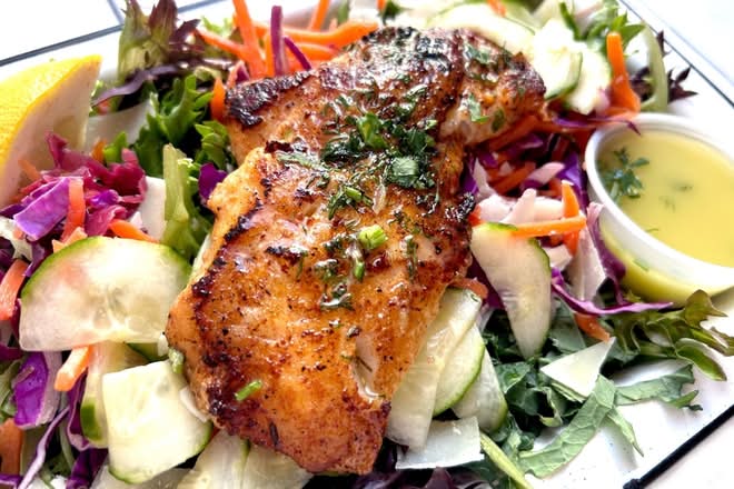 Light & Bright Grilled Catch Salad