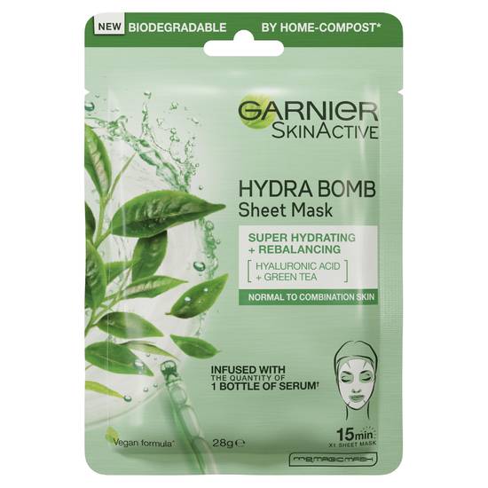 Garnier Hydrabomb Tissue Mask Green Tea 28g