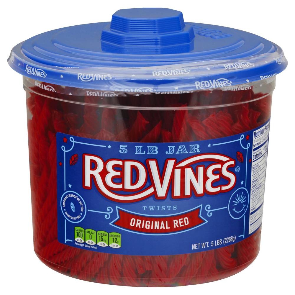 Red Vines Original Red Twists (5 lbs)