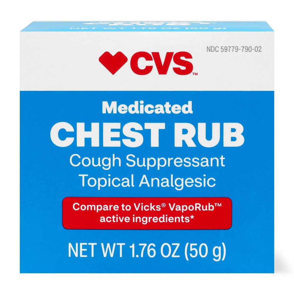 CVS Health Medicated Chest Rub Cough Suppressant (1.76 oz)