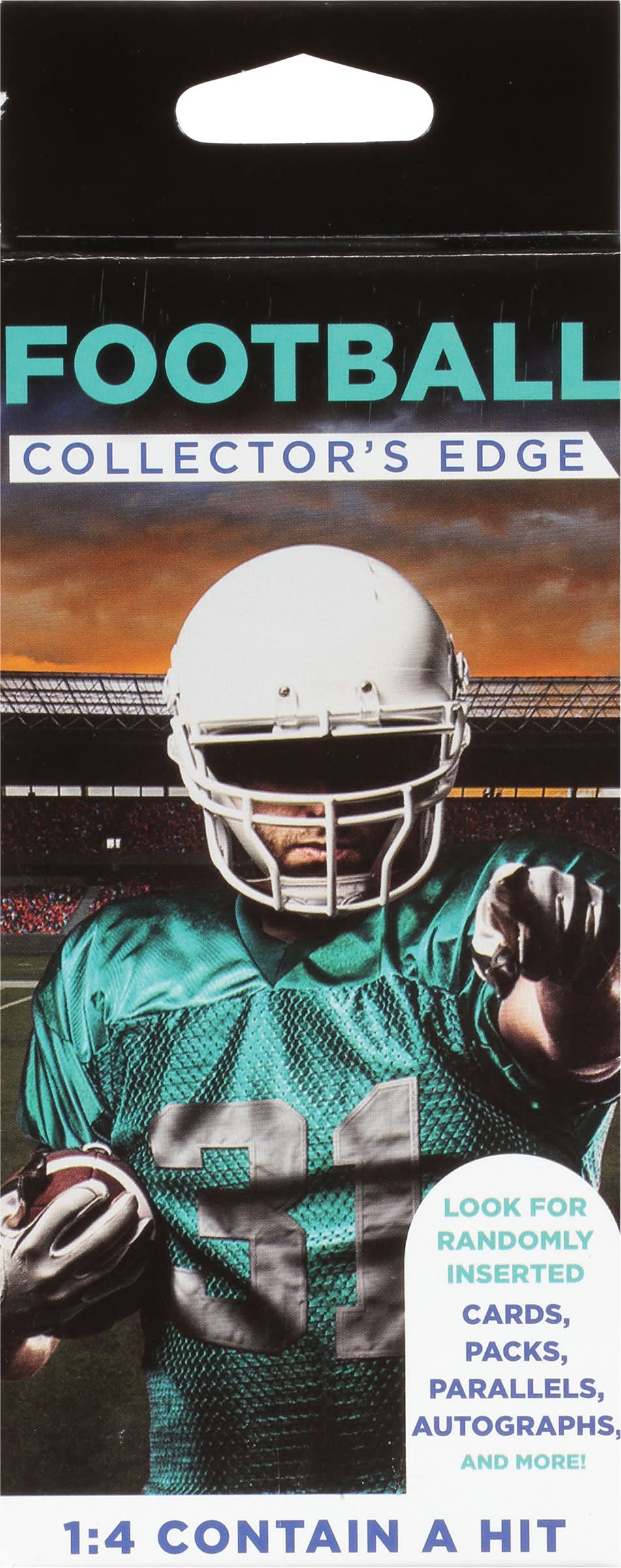 Collector's Edge Jumbo Value 1:4 Contain a Hit Football Trading Cards