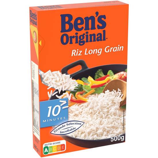 Riz long cuisson rapide 10min Uncle ben's 500g