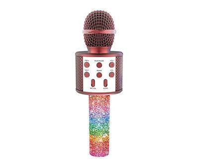 Glitter Rainbow Pride Karaoke Mic With Speaker