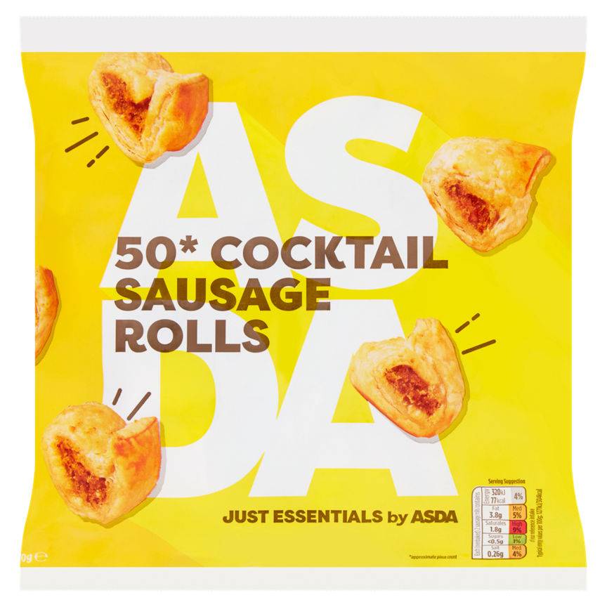 Just Essentials By Asda Cocktail Sausage Rolls