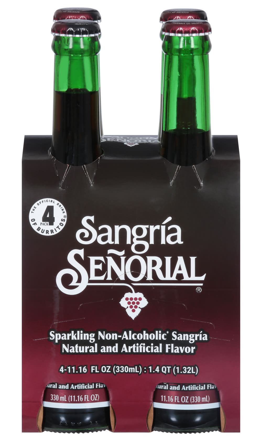Sangría Señorial Non-Alcoholic Sparkling Sangria (4 x 11.16 fl oz)