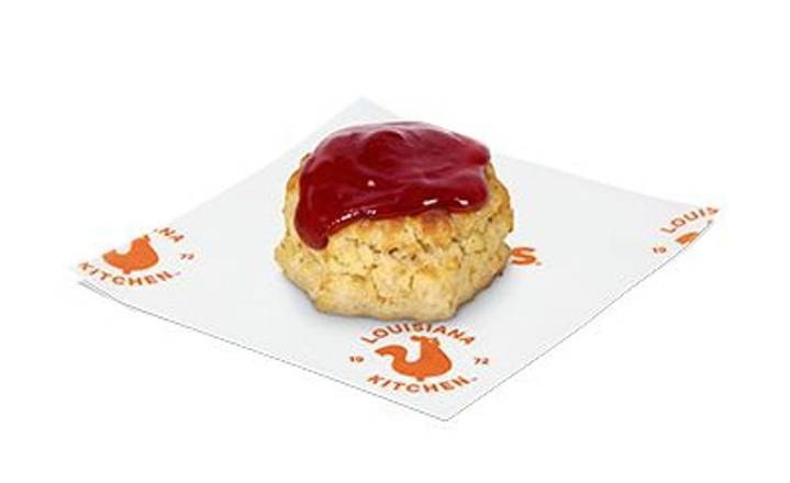 Biscuit with Strawberry Jam