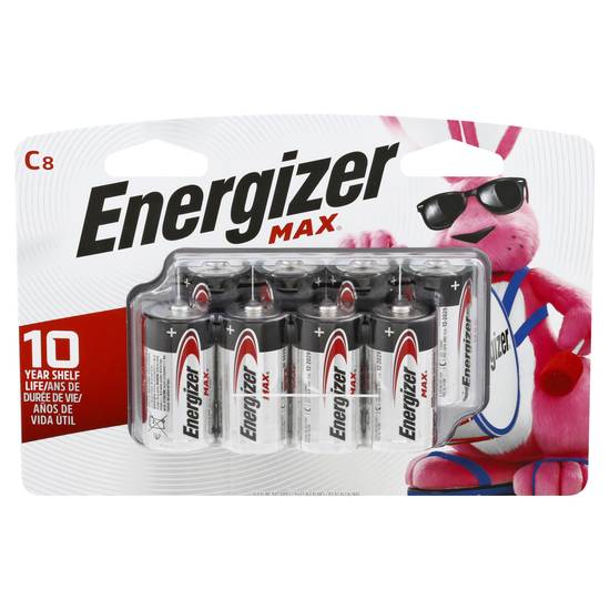 Energizer Max C Alkaline Batteries (8 batteries)
