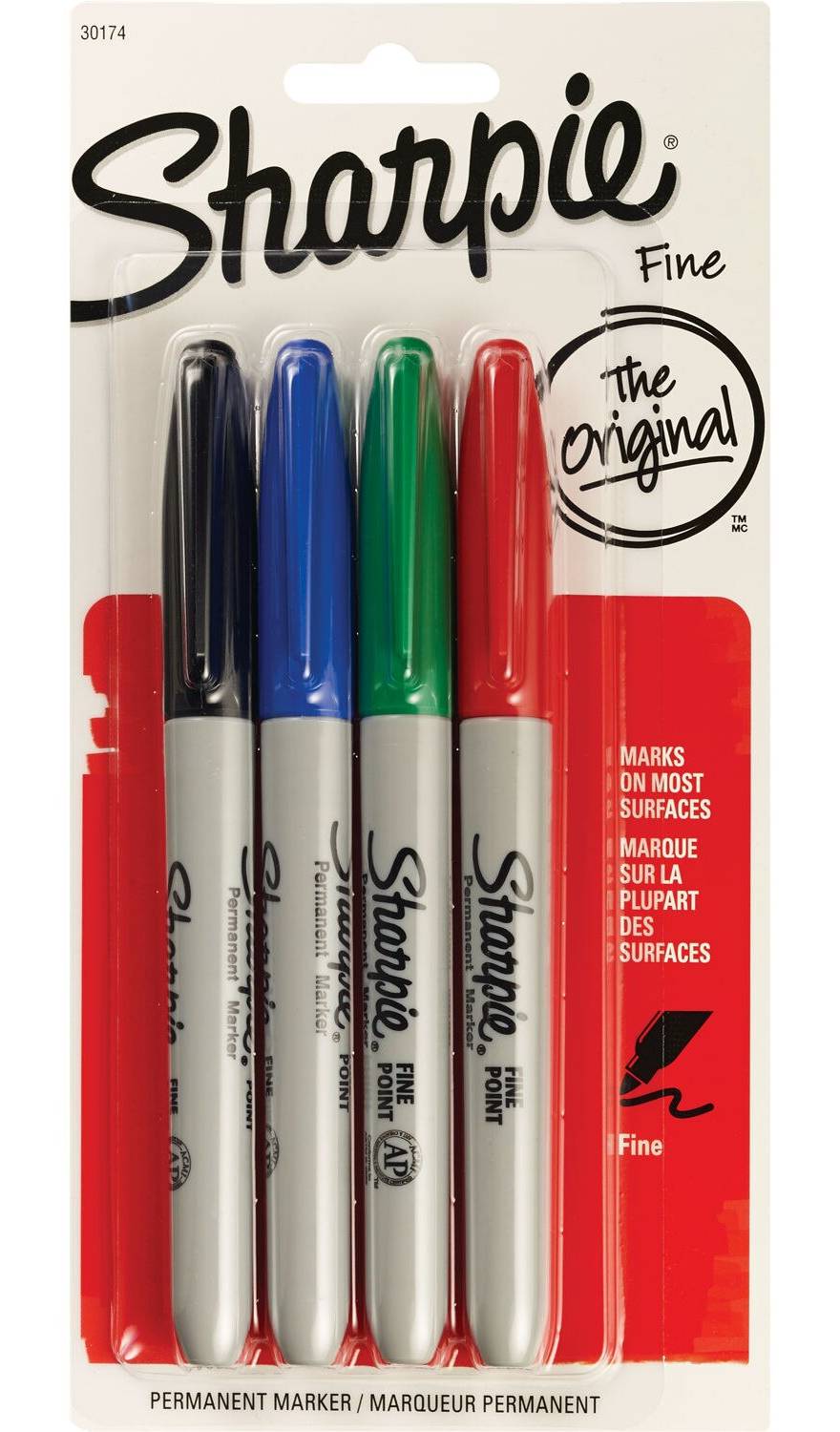 Sharpie Fine, 4Ct