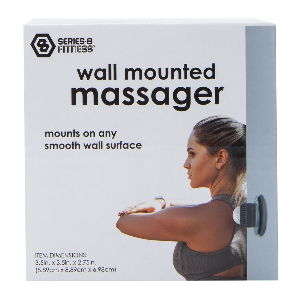 Series-8 Fitness™ Wall Mounted Massager 3.5in Blue