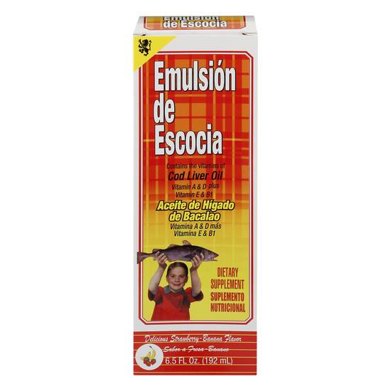Emulsion De Escocia Cod Liver Oil Dietary Supplement