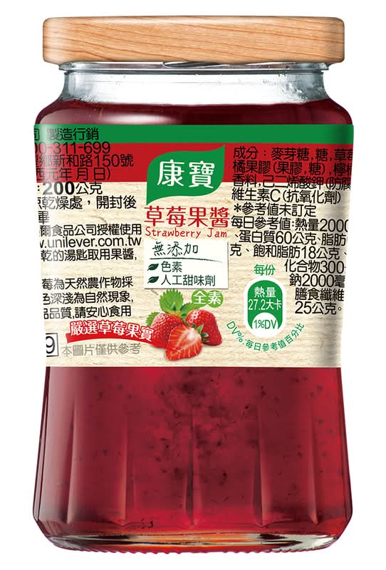 康寶草莓果醬200g  <200g克 x 1 x 1Bottle瓶>