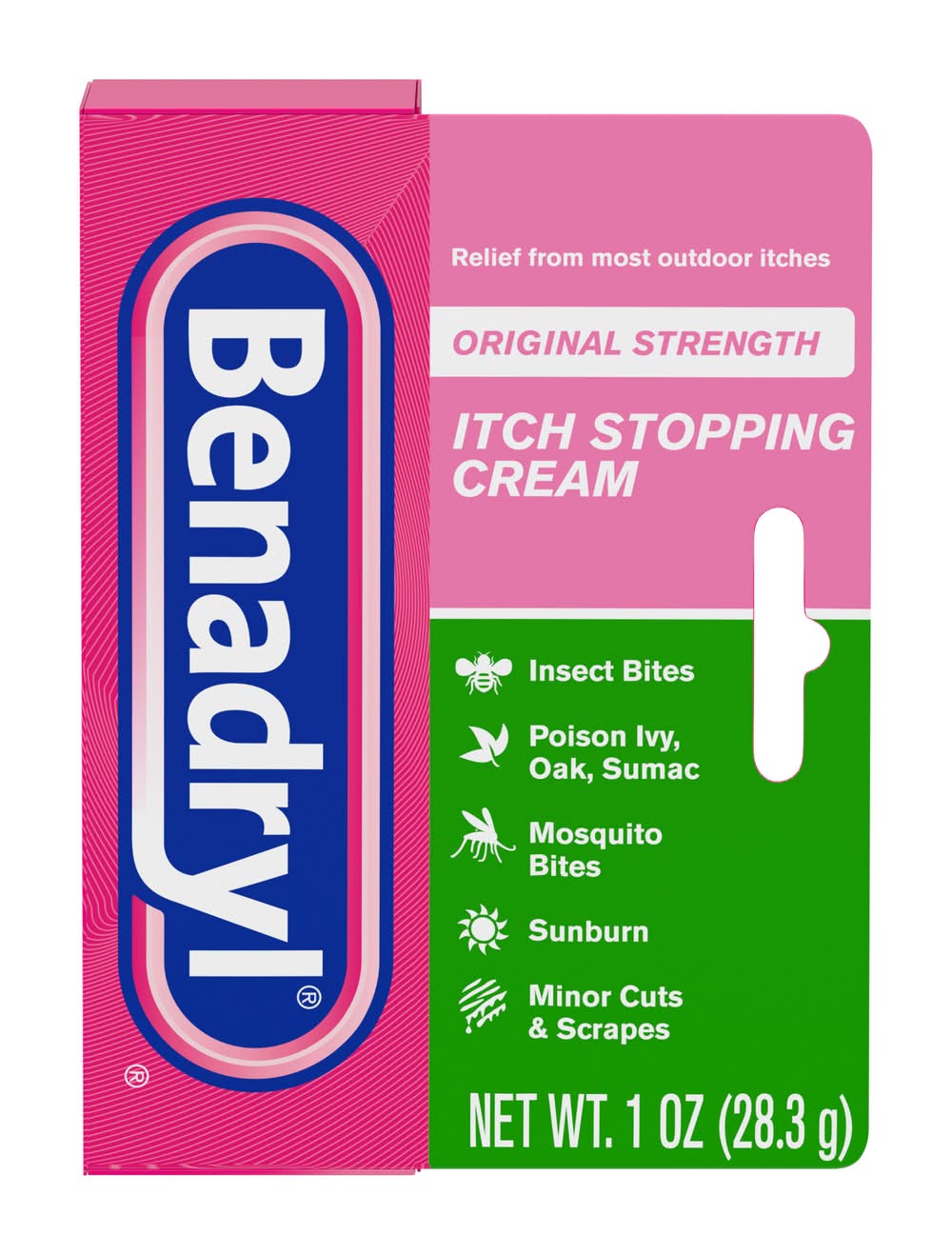 Benadryl Original Strength Itch Stopping Cream (1 oz)