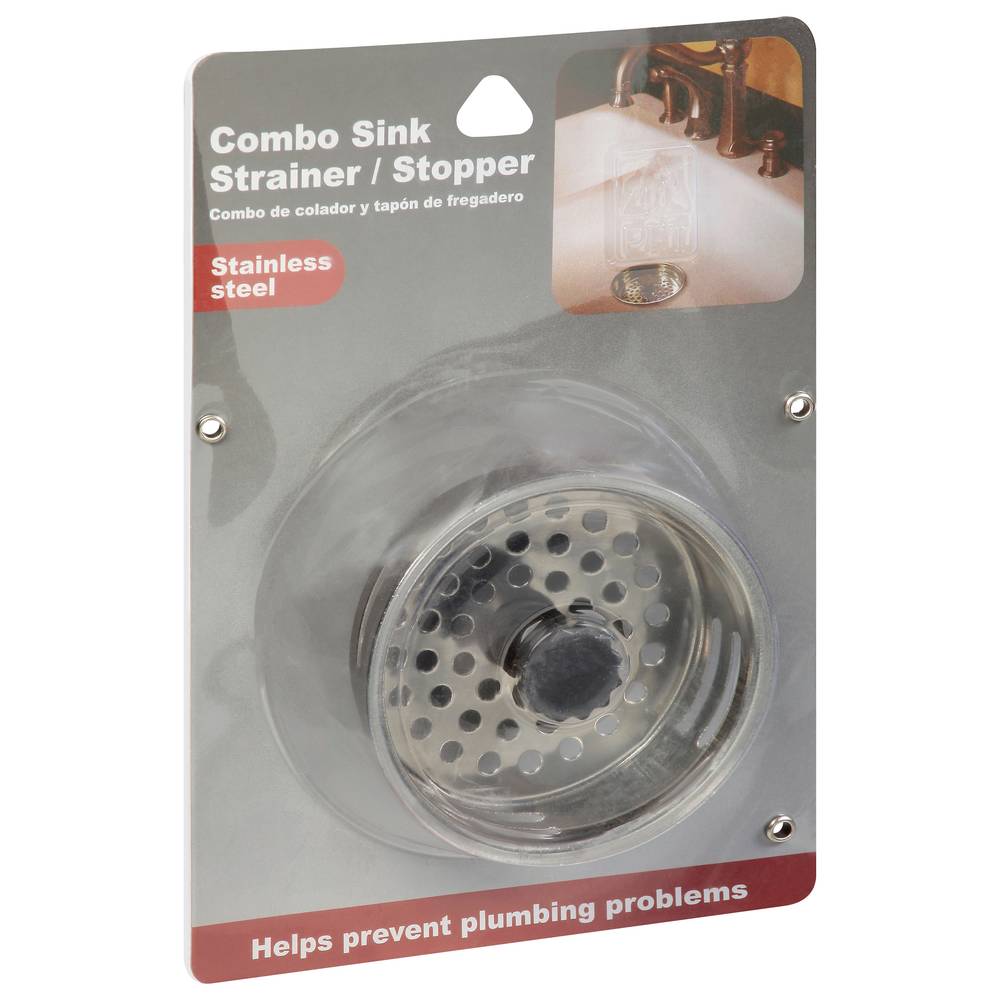 On the Go! Sink Strainer & Stopper Stainless Steel