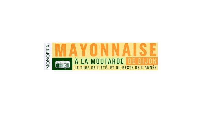 Monoprix Mayonnaise à la moutarde de Dijon Le tube de 175g