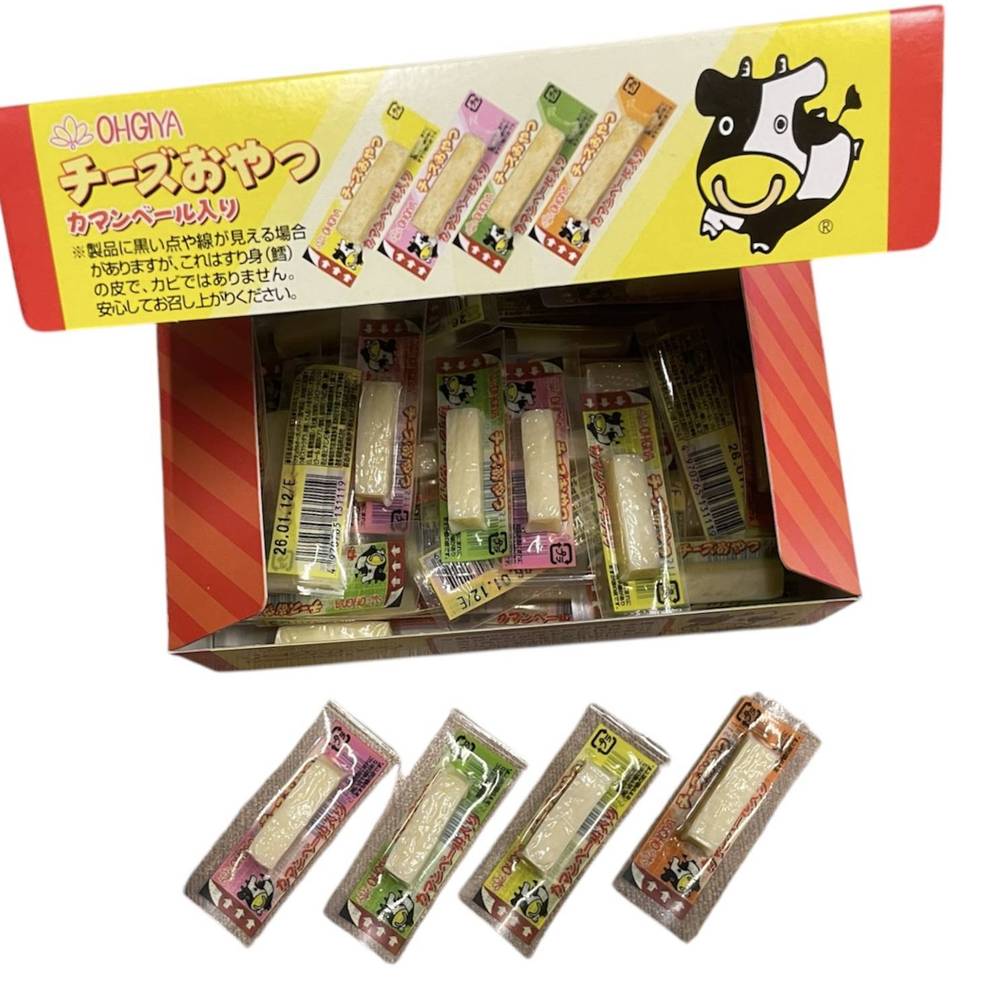 「日本扇屋食品」鱈魚起司條48入_約115g土5g (50號攤-三普本舖進口零食/A004-16)