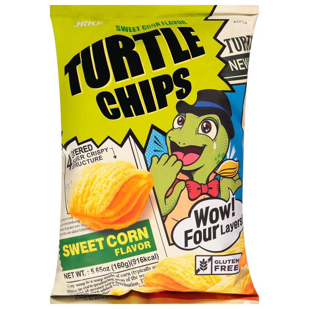 Orion Turtle Chips Sweet Corn Flavor (5.6 oz)