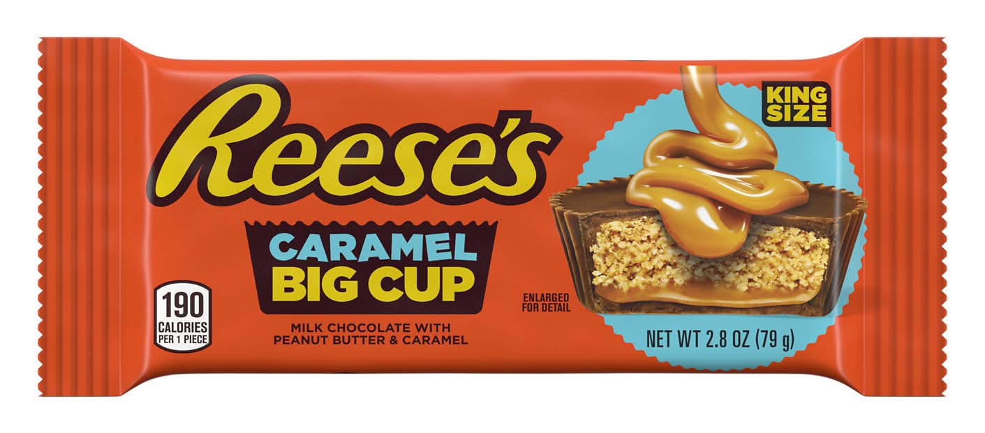 Reese's Big Cup Milk Chocolate, Caramel (2.8 oz)