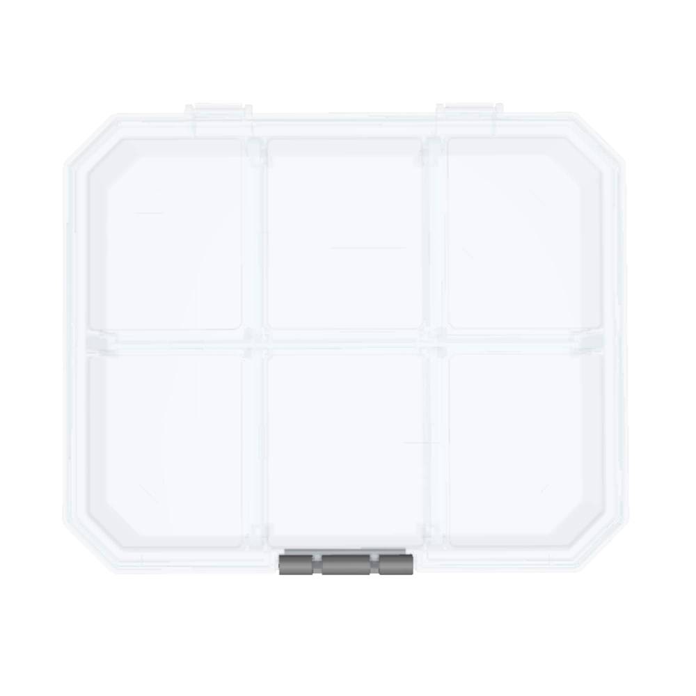 Project Source Plastic 6-Compartment Small Parts Organizer | PSDB107AB