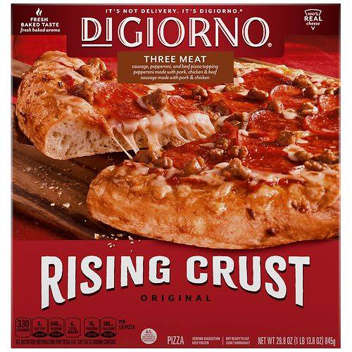 DiGiorno Rising Crust, Three Meat Three Meat, 12 Inch - 1.0 ea