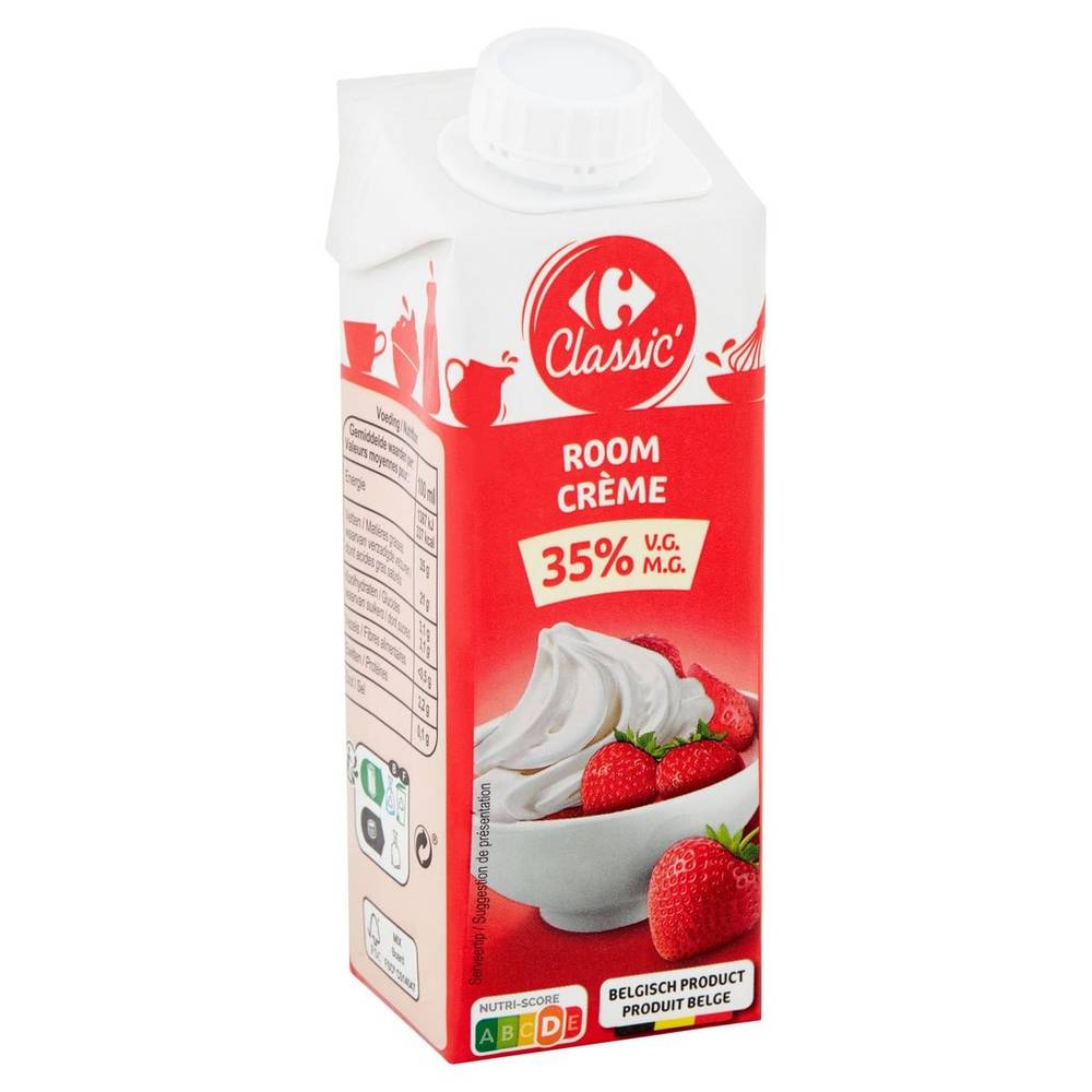 Carrefour Classic'' Crème 35% M.G. 250 ml