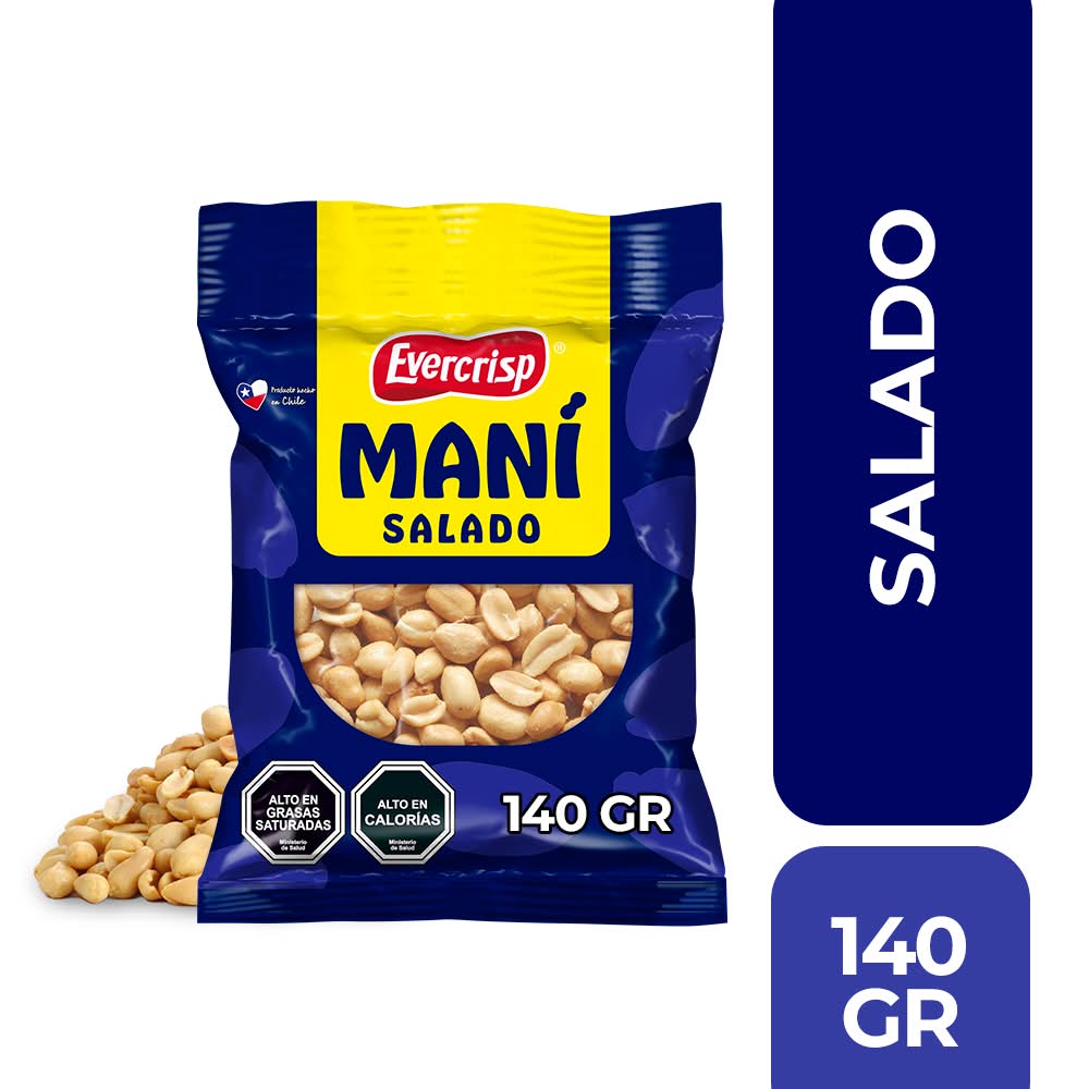 Evercrisp · Maní salado (140 g)