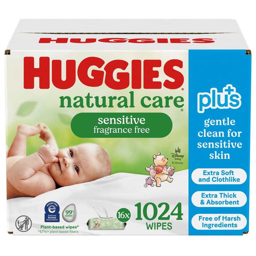Huggies Natural Care Sensitive Plus Baby Wipes Delivery Near Me