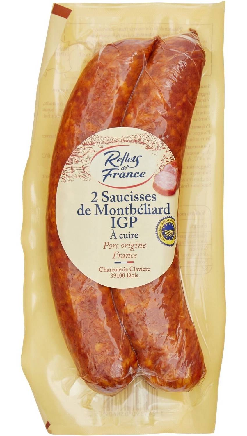 Reflets de France - Saucisses de montbéliard à cuire (2)