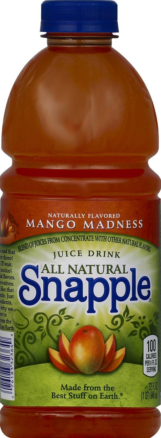Snapple All Natural Mango Madness Juice Drink (32 fl oz)