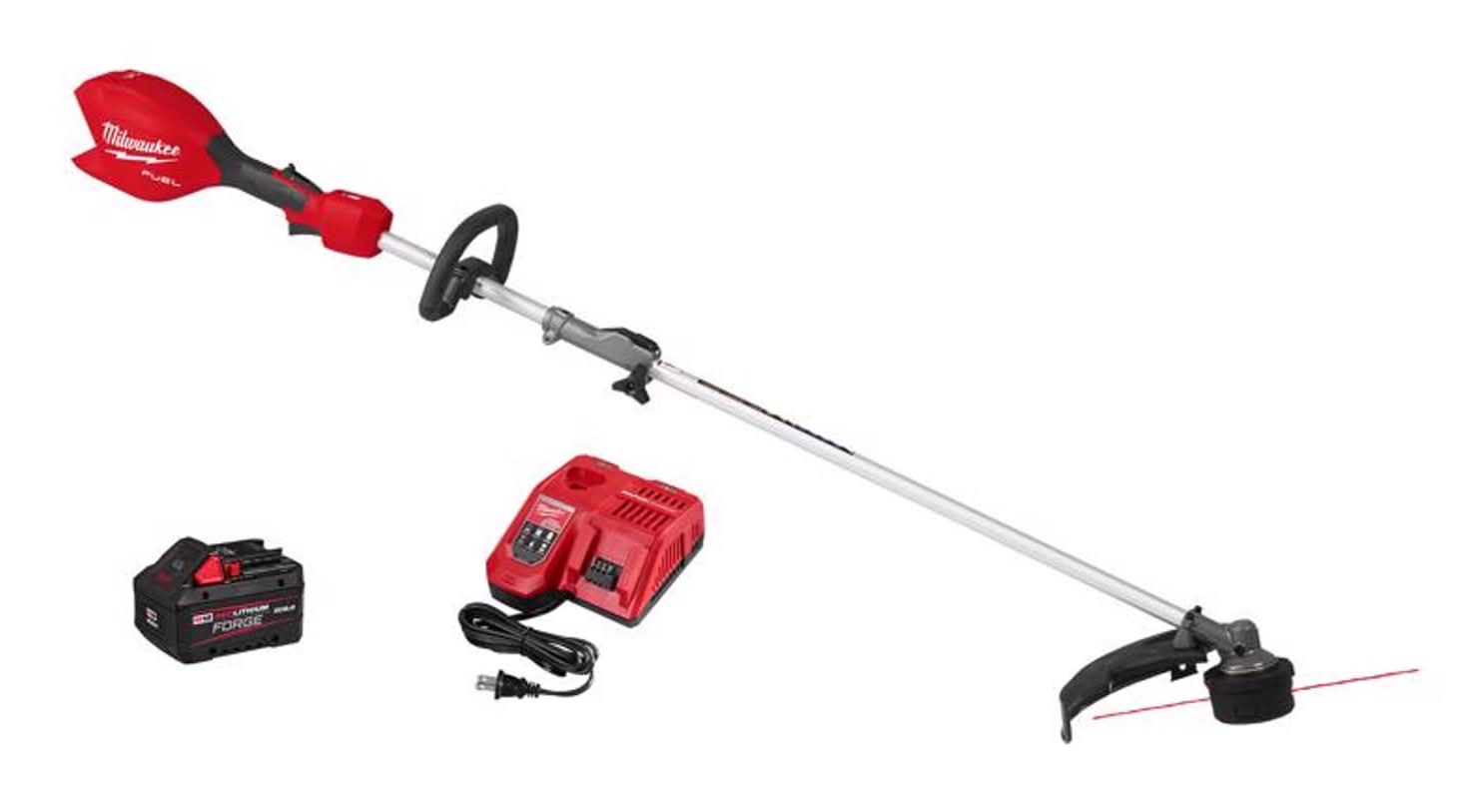 Milwaukee M18 Fuel Quik-Lok 3016-21St 16 In. 18 V Battery String Trimmer Kit (Battery & Charger)