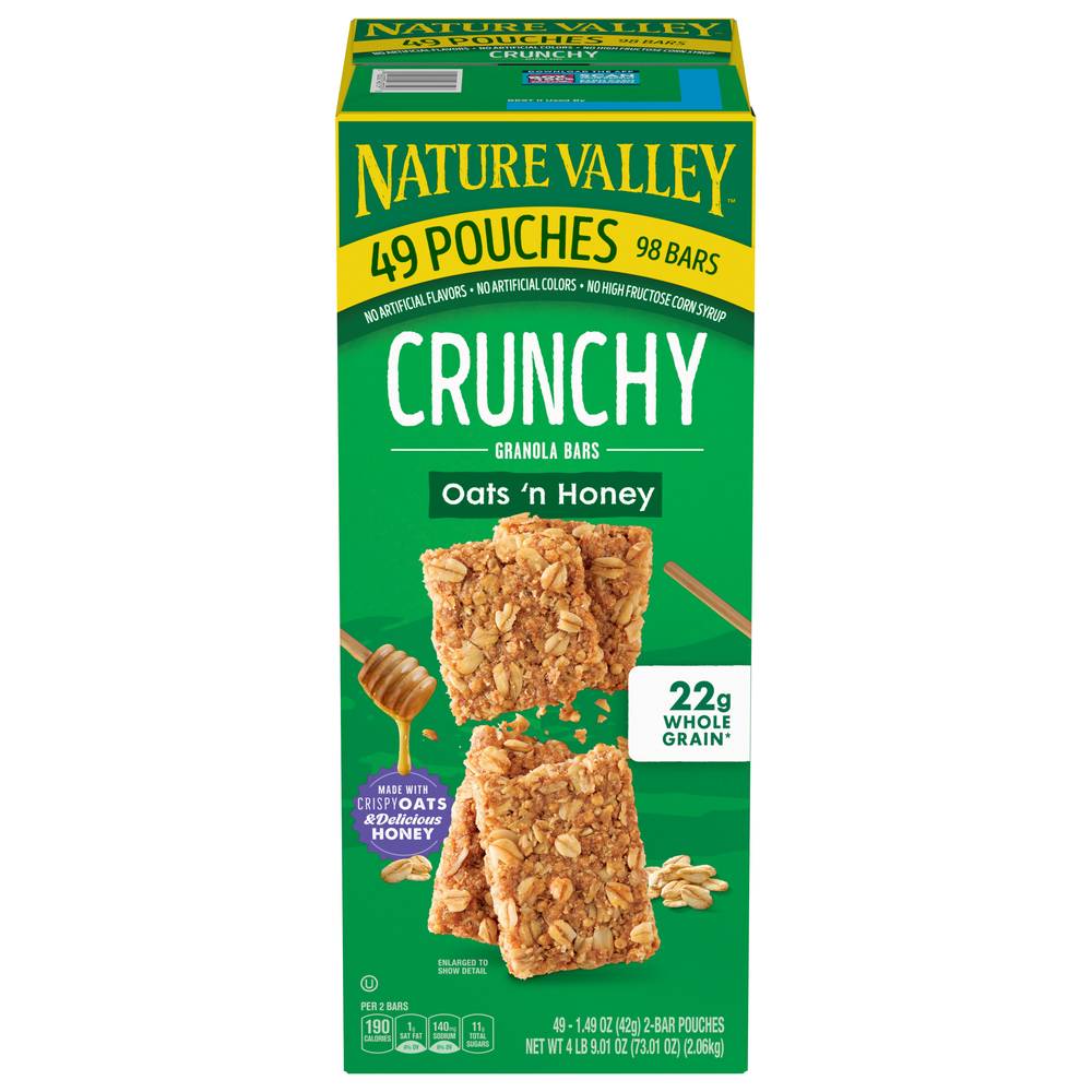 Nature Valley Crunchy Oats 'N Honey Granola Bars (1.48 oz, 49 ct)