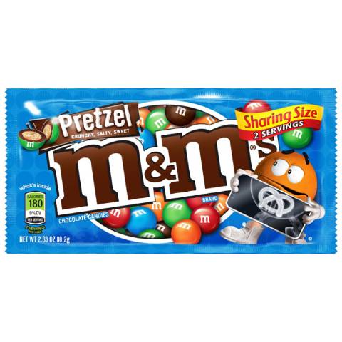 M&M Pretzel Sharing Size 2.83oz