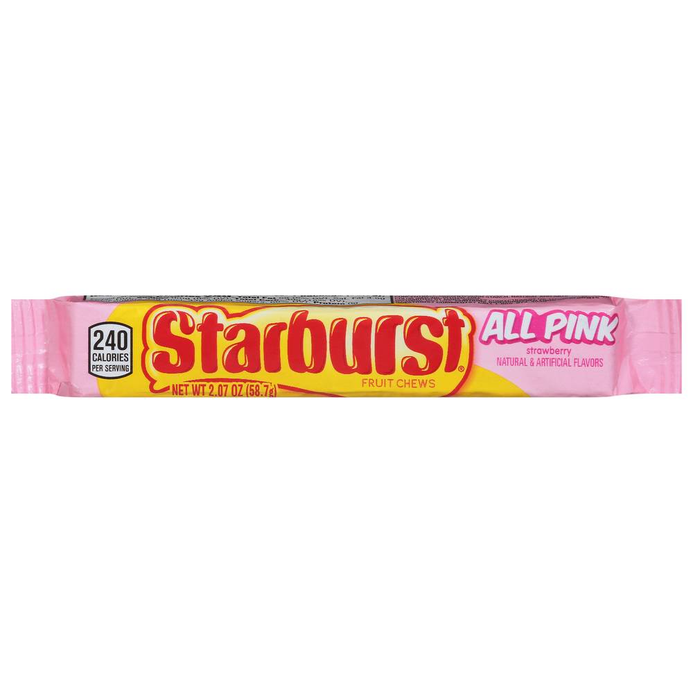 Starburst All Pink Fruit Chews Candy