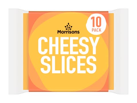 Morrisons Cheesy Slices For Burgers (10 pack)