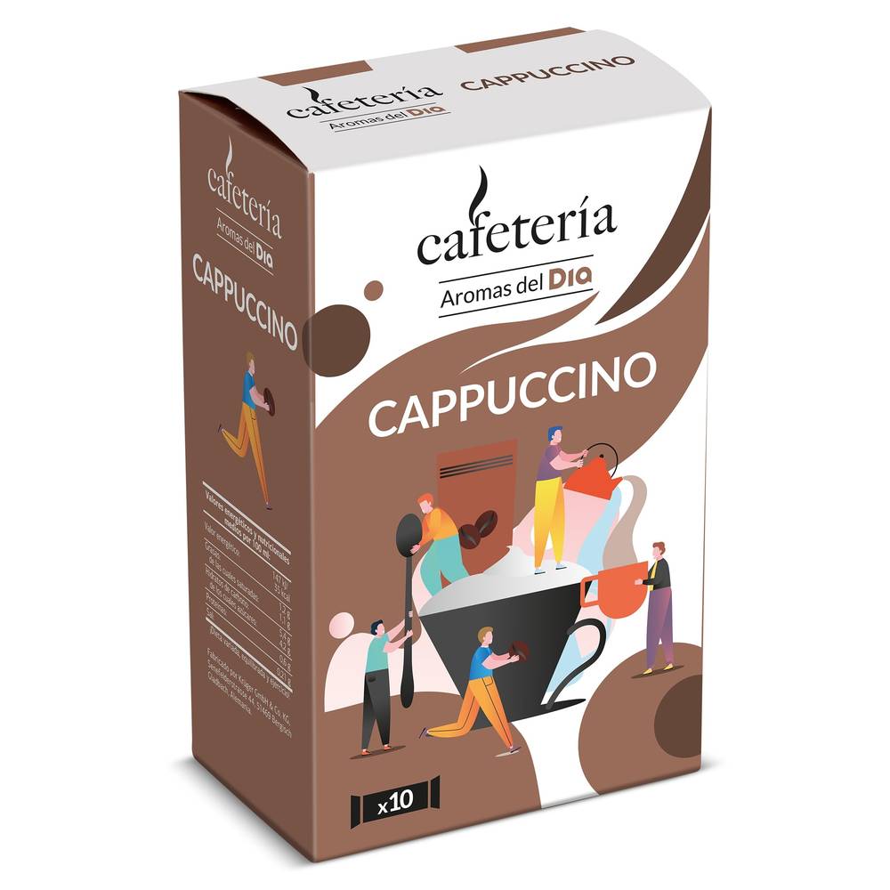 Café Cappuccino Cafetería De Dia Caja 125 G